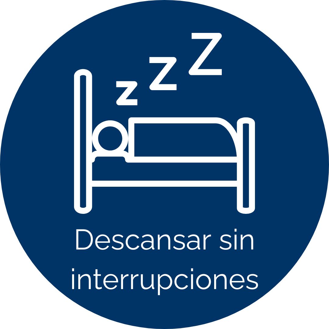 Descansar sin interrupciones en perimenopausia y menopausia.