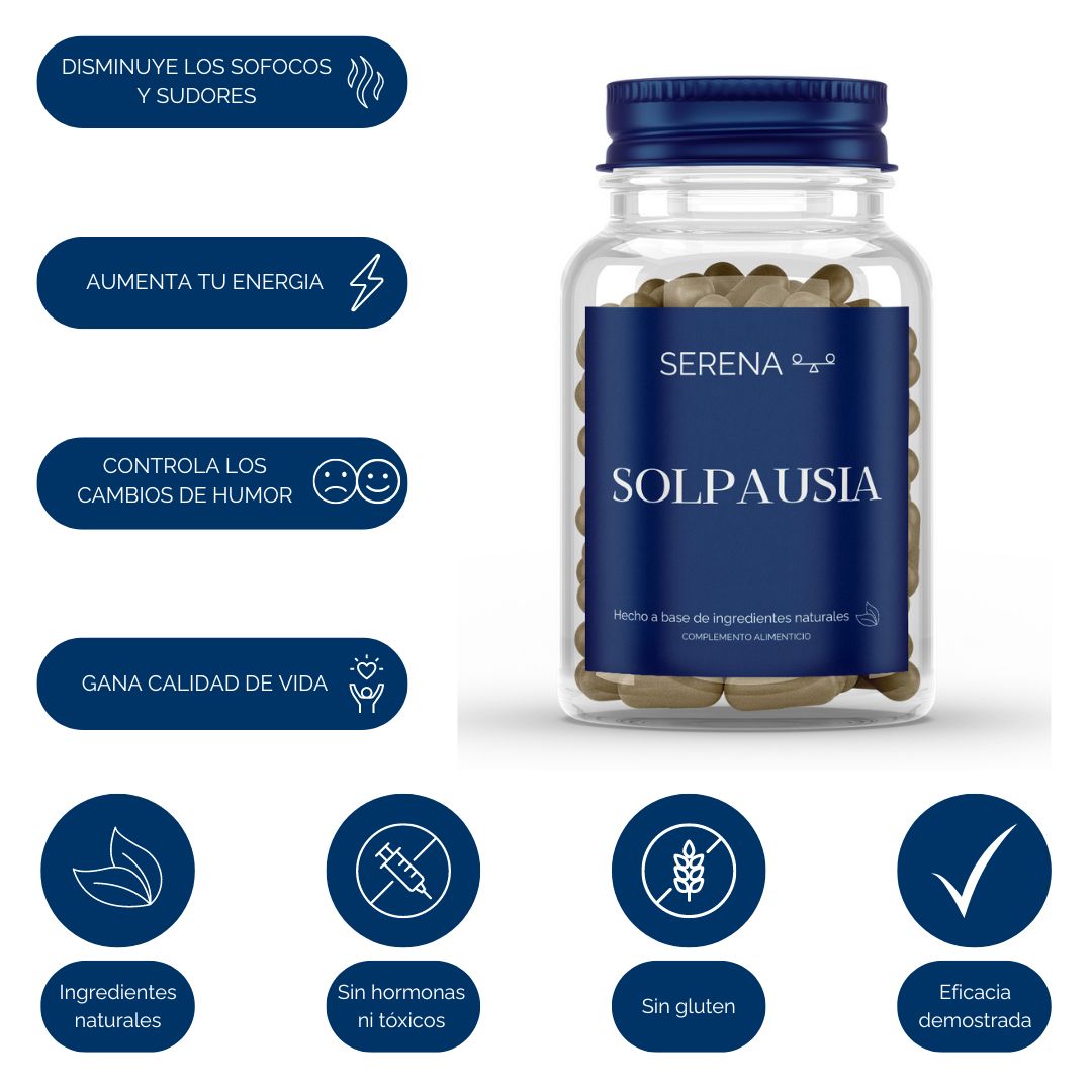 Disminuye sofocos y sudores, mejora tu energía, controla el ánimo y gana calidad de vida en la menopausia.